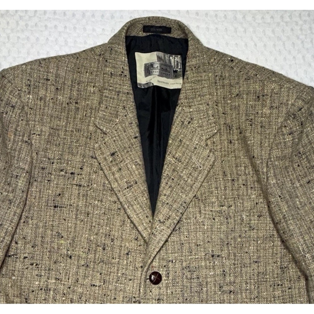 Vintage Paul Smith Sportswear Wool Tweed Blazer 80/90s Donegal Speckled 3 Button
